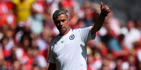 Jose Mourinho throws away loser’s medal after Community Shield defeat