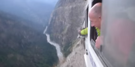A bus ride on one of the world’s most dangerous roads (Video)