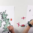 Americans try and find England, Ireland and Scotland on a map, most fail
