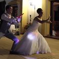 This British bride and groom must have practiced for hours for their wedding dance (Video)