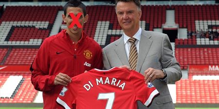 Man United fan finds a creative way to revive his Di Maria shirt…