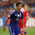 Watch former Manchester United midfielder Shinji Kagawa score past 55 kids
