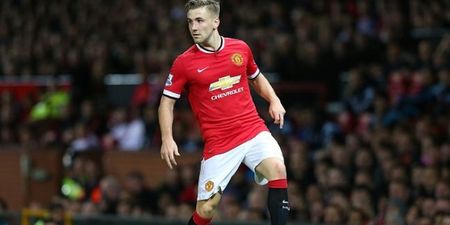 Luke Shaw stretchered off with broken leg following this challenge (Video)