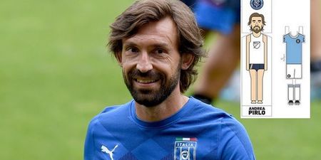 Andrea Pirlo has a new doll, and it’s a little bit weird…