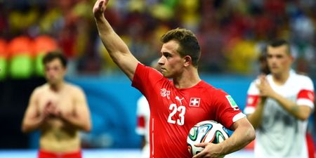 Stoke’s Shaqiri move back on as Inter Milan winger watches Liverpool clash…