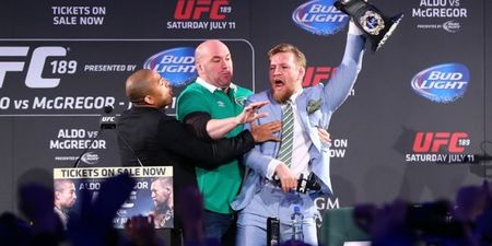 Chael Sonnen’s Brazilian sources claim that they don’t think Jose Aldo will show up for Conor McGregor superfight