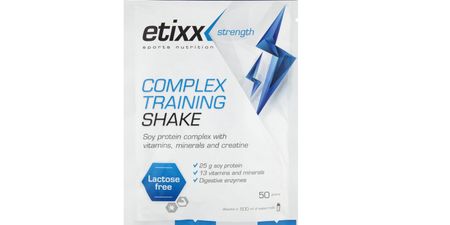 ‘Soy protein is as good as whey at muscle building’: JOE reviews Etixx Complex Training Shake