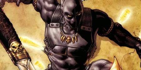 First glimpse of Black Panther’s outfit for the new Captain in America film in leaked photos