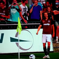 Sparta Prague performs striptease in the stands
