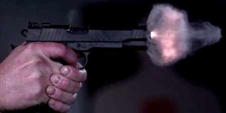This slow-mo video of a pistol being fired is weirdly hypnotic