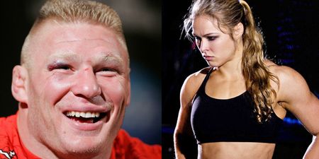 Ronda Rousey described as ‘a man amongst women’ by WWE’s Brock Lesnar