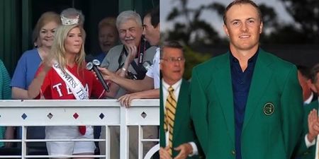 Miss Texas makes things embarrassing for Jordan Spieth at baseball game