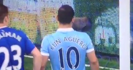 Sergio Aguero sends message to the fan taken ill during Everton game