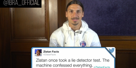 Zlatan Ibrahimovic reading out some of the best Zlatan Facts is hilarious
