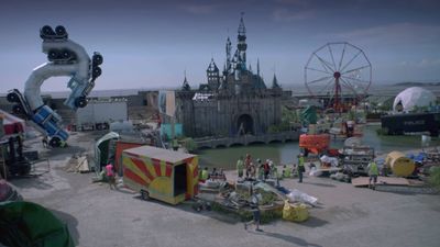The ad for Banksy’s Dismaland is as dark as you’d expect