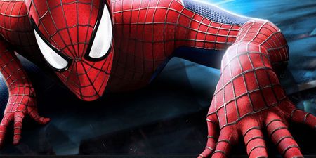 Andrew Garfield is “happy” to hand over the Spider-Man suit to Tom Holland