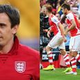 Gary Neville says Arsenal can’t win the league because they are too weak…