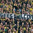 Celtic supporters join German clubs in support of desperate refugees (Picture)
