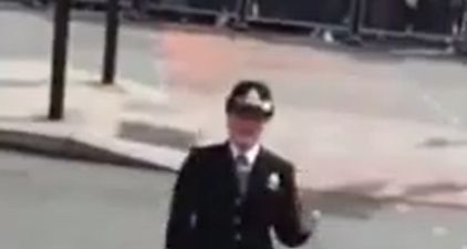 Dancing Police officer is the Pride of Manchester (Video)