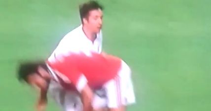 Robbie Fowler proves he still hates Manchester United with this charity match challenge (Video)