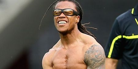 Watch 42-year-old Edgar Davids break out his 6-pack abs after these two stunning strikes (Video)