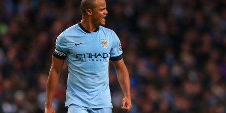 Watch Vincent Kompany take down his five-year-old daughter with a slide tackle