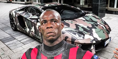 Balotelli in trouble again after taking his Lamborghini 40mph OVER the speed limit