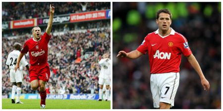 Michael Owen leaves a big name out of his combined Liverpool and Man United team