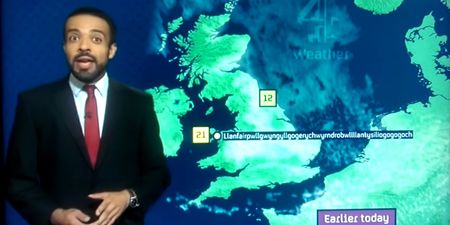 Smooth weatherman pronounces Welsh town’s ridiculously long name with ease (Video)