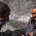 Watch Barack Obama tuck into a salmon carcass with Bear Grylls (Video)