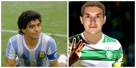 Football Manager regen to share a stage with Diego Maradona