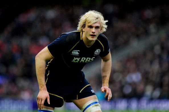 EDINBURGH, SCOTLAND - FEBRUARY 24: Richie Gray of Scotland in action during the RBS Six Nations match between Scotland and Ireland at Murrayfield Stadium on February 24, 2013 in Edinburgh, Scotland. (Photo by Stu Forster/Getty Images)