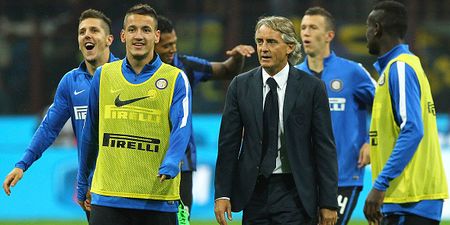 Inter boss Mancini to make refugee donation after derby win