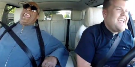 Watch Stevie Wonder and James Corden sing his biggest hits in the best carpool karaoke yet
