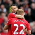 Ryan Giggs distracts Paul Scholes with pinpoint pass during his BT Sport commentary (Video)