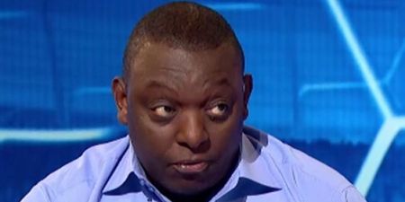 Watch Garth Crooks tear strips off referee Mike Dean in this furious rant