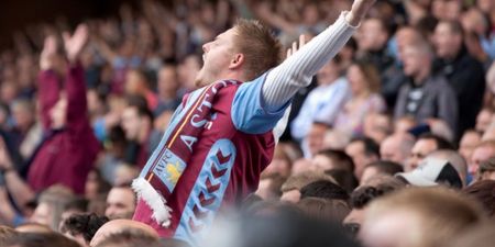 Aston Villa fan loses his sh*t after catching Jack Grealish’s shirt (Video)