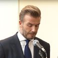 A clearly emotional David Beckham speaks out about child poverty (Video)