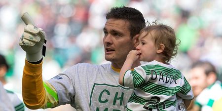Celtic goalkeeper puts a smile on young fans’ faces with great gesture