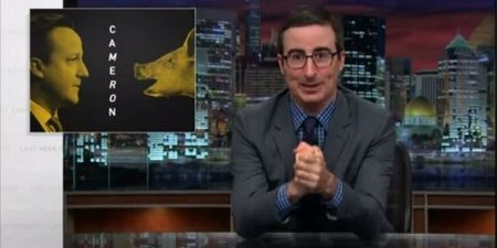 John Oliver’s hilarious take on the David Cameron pig scandal is a must see (Video)