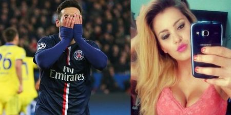 Model tries to embarrass PSG forward by releasing pictures of him in a thong