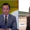 Watch this football reporter get hit by a car live on air