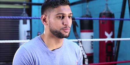 Watch Amir Khan’s fighting talk about one of boxing’s finest (Video)