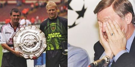 Fergie’s dream team in 2002 totally contradicts his current view on Keane and Schmeichel