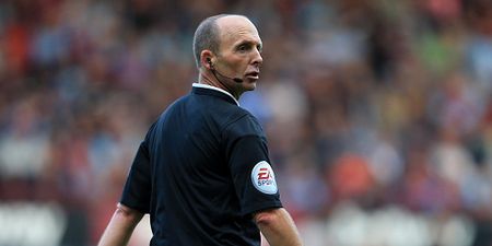 A stats expert has looked into Arsenal’s record with Mike Dean refereeing