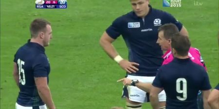 Ref puts diving rugby player in his place with brilliant football quip (Video)