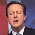 ‘Aroused’ David Cameron enjoys George Osborne’s speech a little *too* much