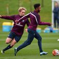 17-year-old trains with England senior team before even making his club debut