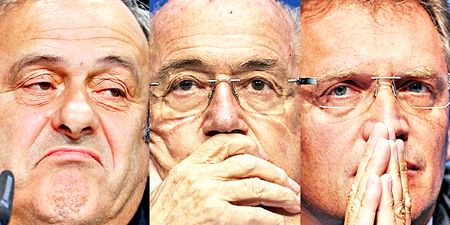 Blatter, Platini and Valcke have all been banned by FIFA’s Ethics Committee