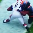 Running back’s horrific knee injury is not for the squeamish (Video)